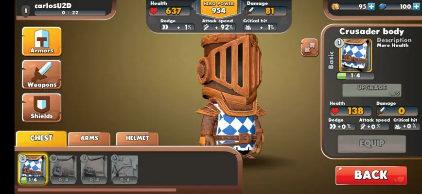 Big Helmet Heroes android App screenshot 2