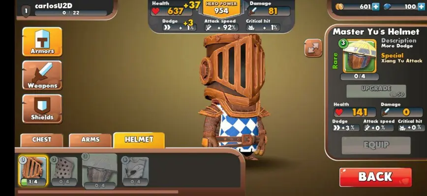 Big Helmet Heroes android App screenshot 8